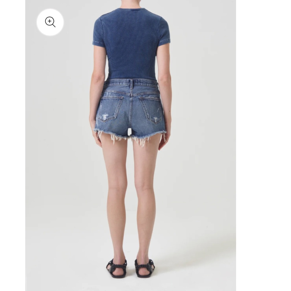 NWT AGOLDE PARKER LONG SHORT - Picture 3 of 7